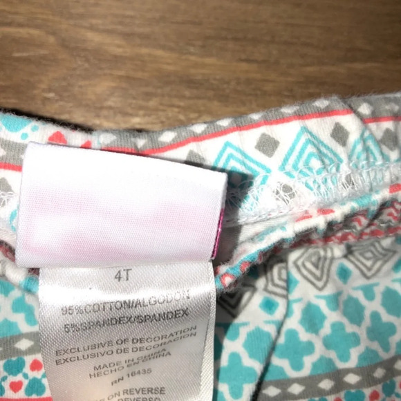 Nanette Kids Little Girls 4T Boho Ruffle Bell Bottom Pants - Picture 6 of 7